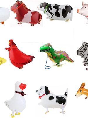 Walking Animal Balloons Foil Farm Animals