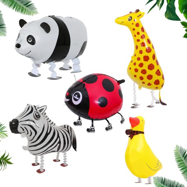 Walking Animal Balloons Foil Farm Animals